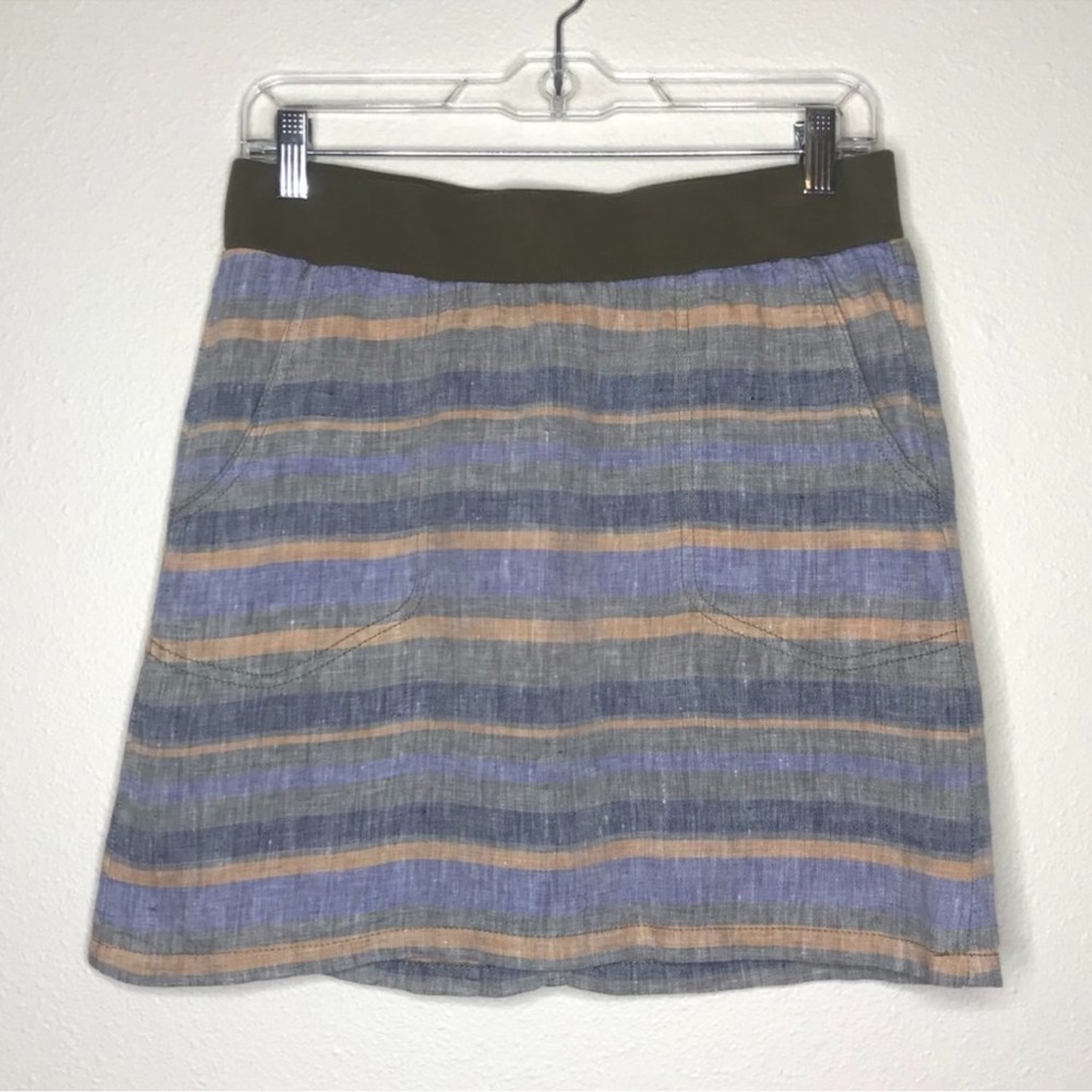 TOAD & CO. FLIP TOP LINEN LITHE SKIRT